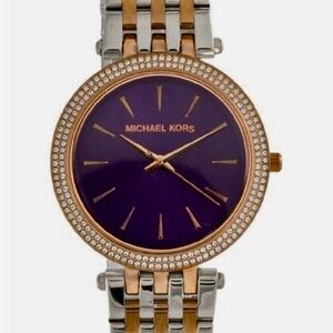 Michael Kors Purple and Gold Women's Watch